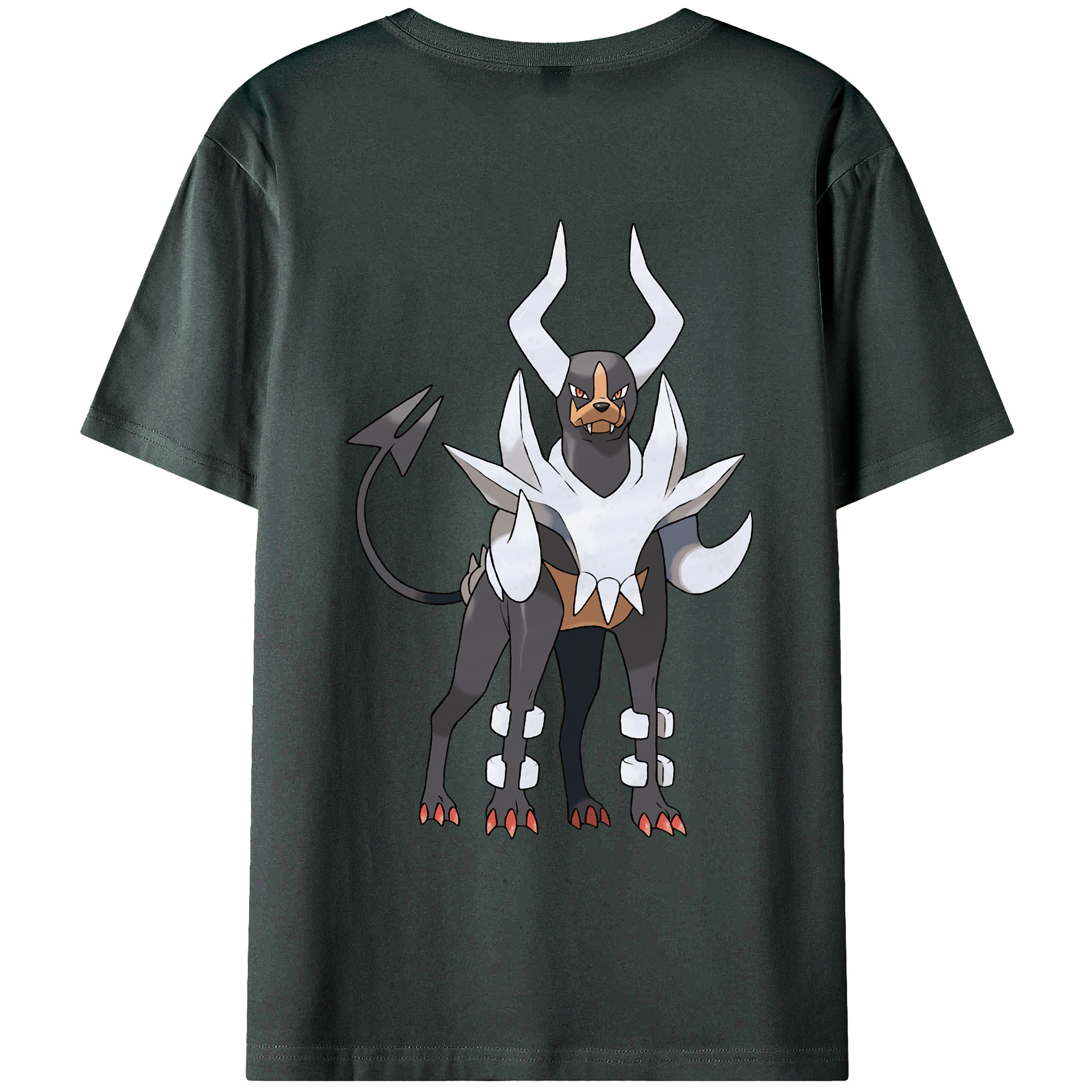 （画像用） ポケットモンスター Pokémon 綿100％ メンズ半袖Tシャツ（バックプリント） 通気性